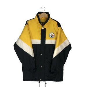 Vintage Pittsburgh Steelers Logo Insulated Coat